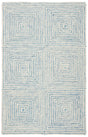 Safavieh Metro 4'-0" x 6'-0" Rug in Light Blue / Ivory