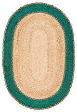 Safavieh Natural Fiber 3'-0" x 5'-0" Rug in Natural / Green