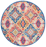 Safavieh Aspen 7'-0" x 7'-0" Rug in Blue / Rust