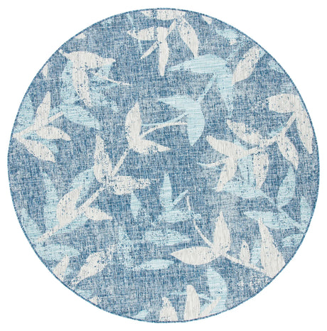 Safavieh Courtyard 6'-7" x 6'-7" Rug in Navy / Blue