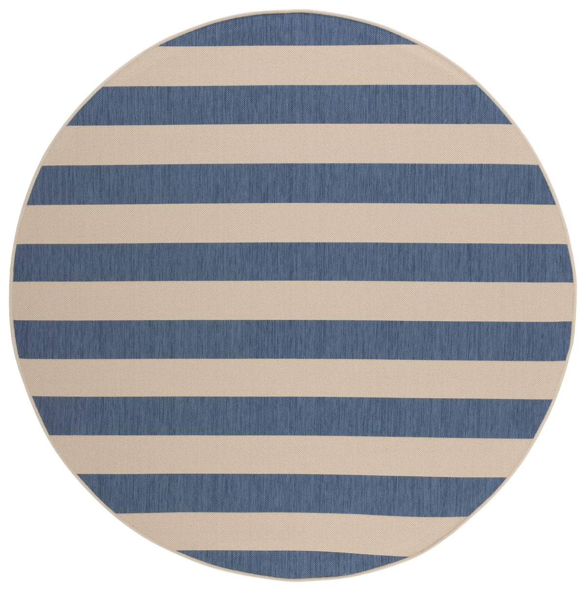 Safavieh Courtyard 6'-7" x 6'-7" Rug in Beige / Blue