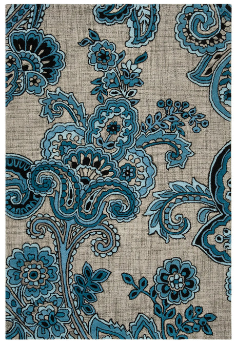 Safavieh Alr-Allure 4'-0" x 6'-0" Rug in Grey / Blue