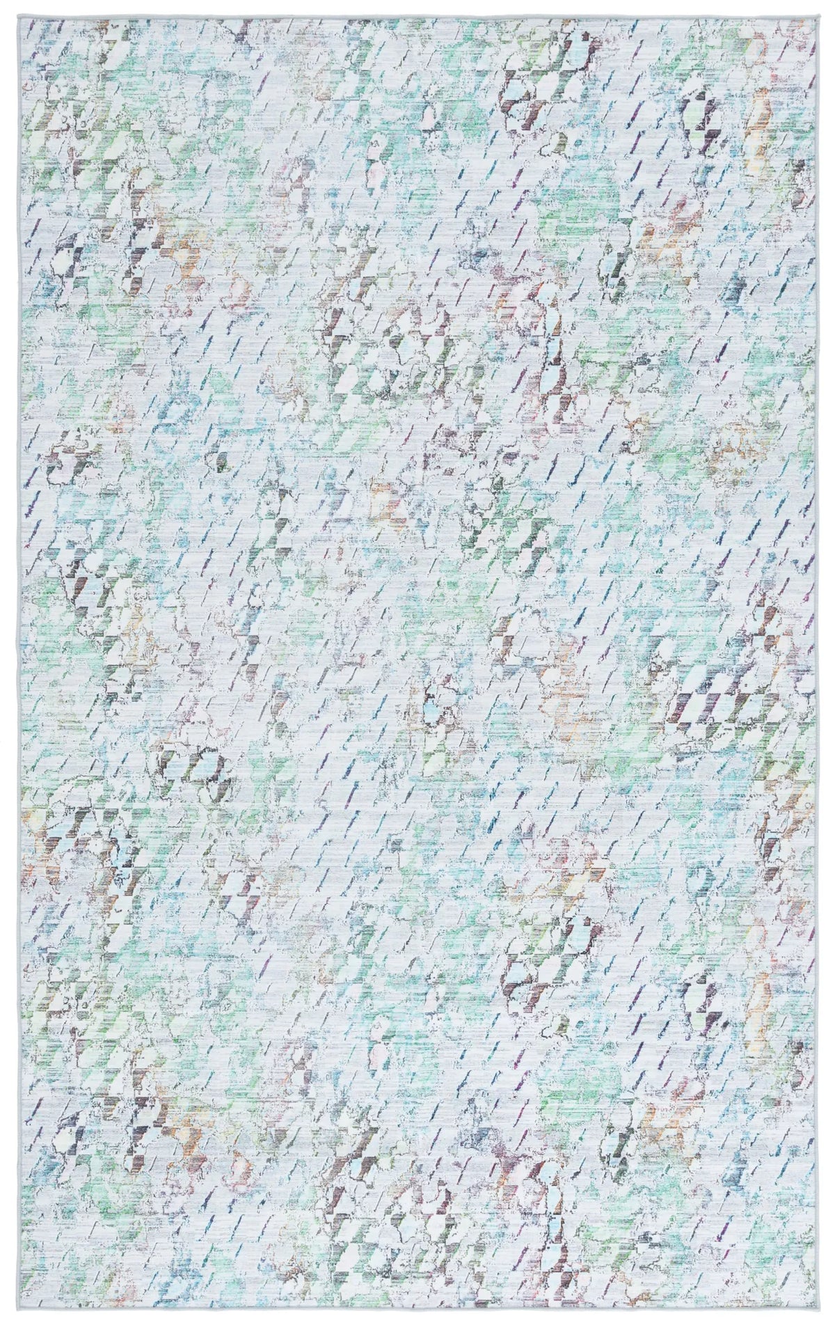 Safavieh Malibu 4'-0" x 6'-0" Rug in Grey / Green