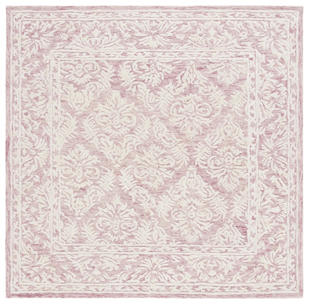 Safavieh Metro 6'-0" x 6'-0" Rug in Pink / Ivory