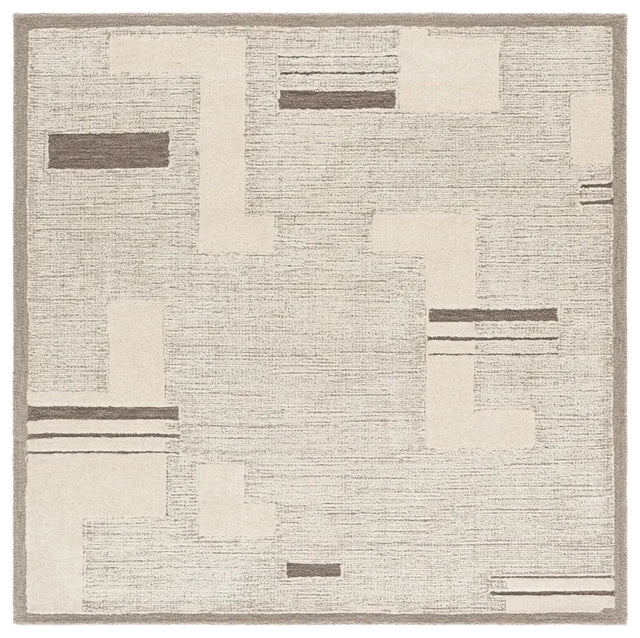 Safavieh Harvest 6'-0" x 6'-0" Rug in Taupe / Ivory
