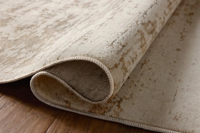Loloi Nellie NEL-05 Dove / Natural Rug - pile height