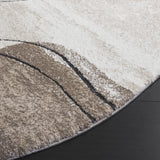 Safavieh Contour 300 5'-5" x 7'-6" Rug in Grey / Ivory