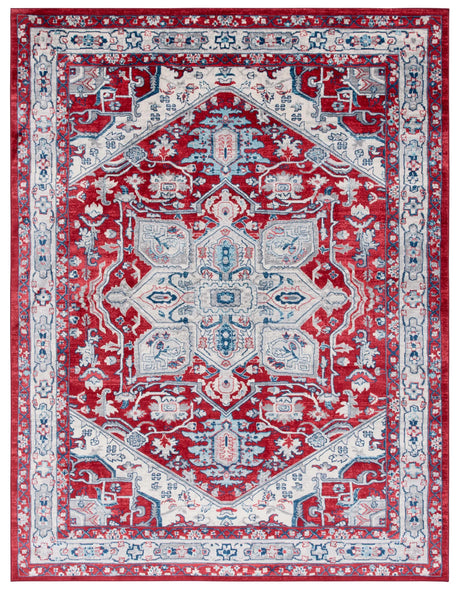 Safavieh Brentwood 10'-0" x 13'-0" Rug in Red / Ivory
