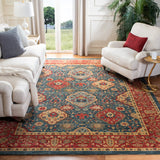 Safavieh Mahal 10'-0" x 14'-0" Rug in Navy / Red