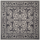 Safavieh Restoration Vintage 6'-0" x 6'-0" Rug in Silver / Grey
