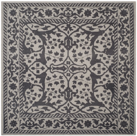 Safavieh Restoration Vintage 6'-0" x 6'-0" Rug in Silver / Grey