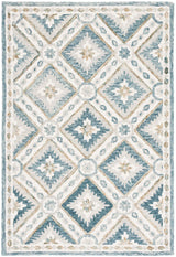 Safavieh Martha Stewart 4'-0" x 6'-0" Rug in Blue / Ivory