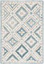 Safavieh Martha Stewart 4'-0" x 6'-0" Rug in Blue / Ivory