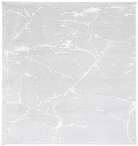 Safavieh Whisper 6'-7" x 6'-7" Rug in Grey / Ivory