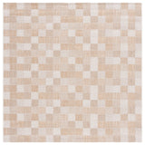 Safavieh Courtyard 6'-7" x 6'-7" Rug in Natural / Beige