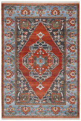 Safavieh Vintage Persian 4'-0" x 6'-0" Rug in Rust / Blue