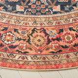 Safavieh Journey 6'-7" x 6'-7" Rug in Navy / Rust Beige