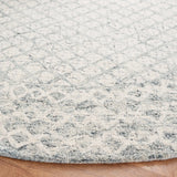 Safavieh Abstract 6'-0" x 6'-0" Rug in Grey / Ivory