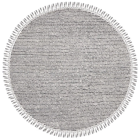 Safavieh Natura 6'-0" x 6'-0" Rug in Black / Ivory