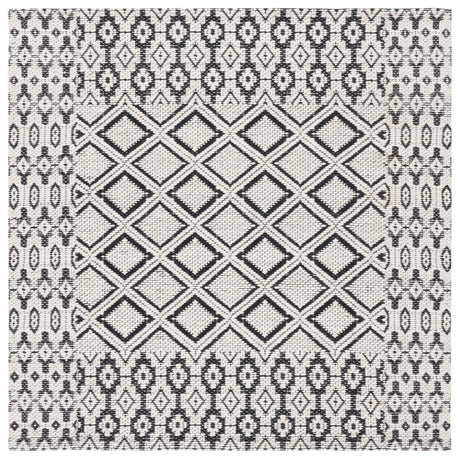 Safavieh Vermont 6'-0" x 6'-0" Rug in Ivory / Black