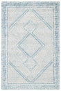 Safavieh Abstract 3'-0" x 5'-0" Rug in Ivory / Blue