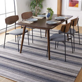 Safavieh Kilim 6'-0" x 9'-0" Rug in Grey / Black