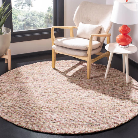 Safavieh Abstract 6'-0" x 6'-0" Rug in Beige / Rust