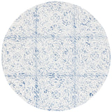 Safavieh Blossom 6'-0" x 6'-0" Rug in Blue / Ivory