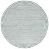 Safavieh Marquee 6'-0" x 6'-0" Rug in Turquoise / Grey