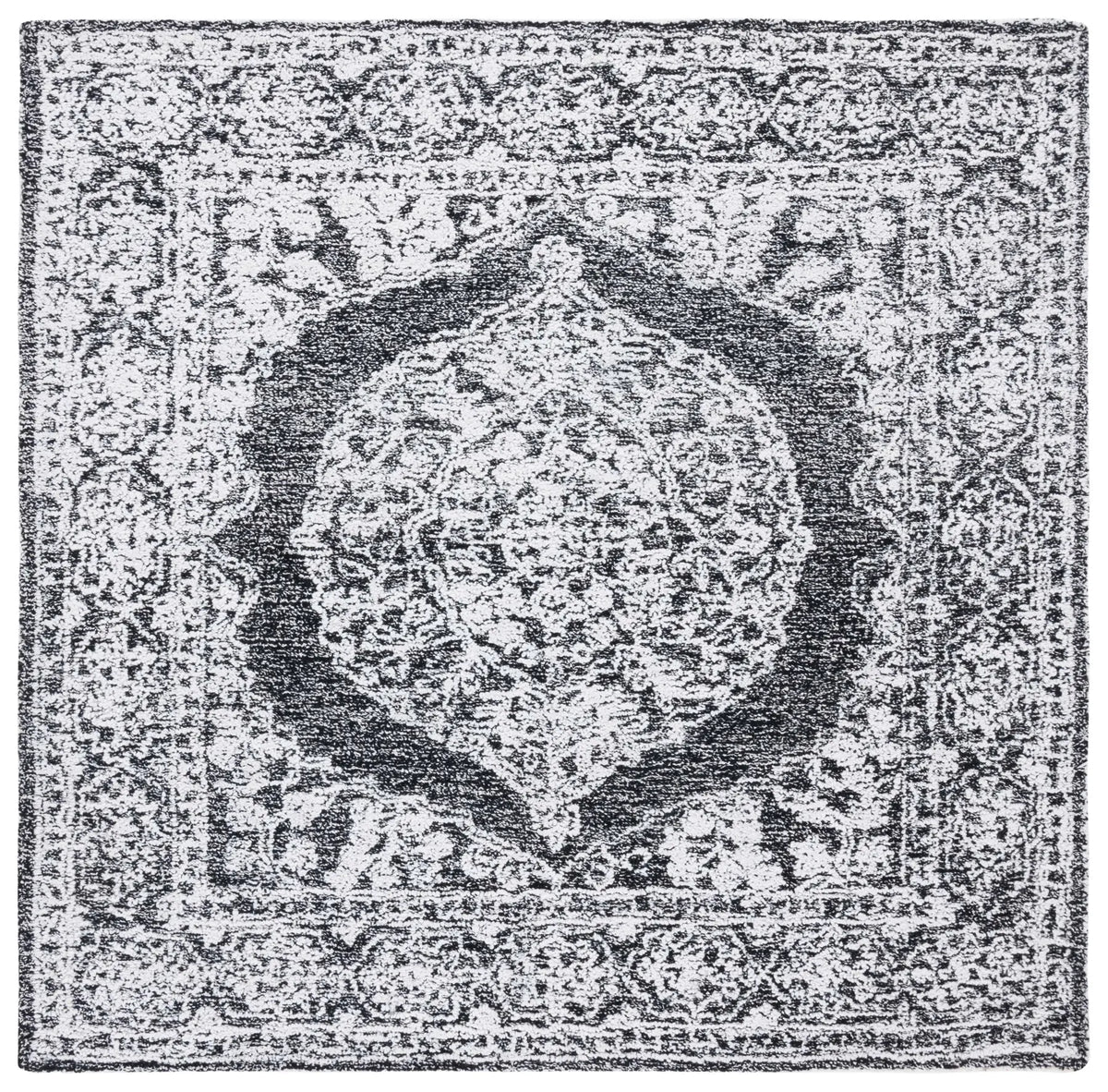 Safavieh Metro 6'-0" x 6'-0" Rug in Ivory / Black