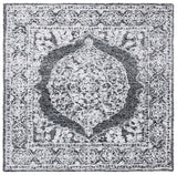 Safavieh Metro 6'-0" x 6'-0" Rug in Ivory / Black