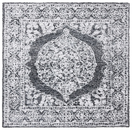 Safavieh Metro 6'-0" x 6'-0" Rug in Ivory / Black