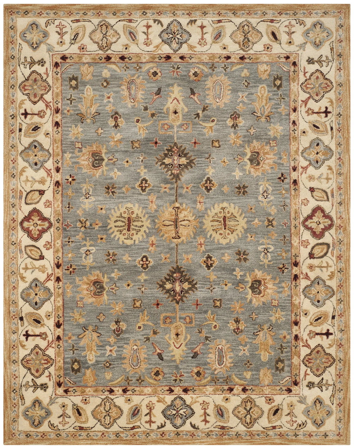 Safavieh Antiquity 9'-6" x 13'-6" Rug in Blue / Ivory