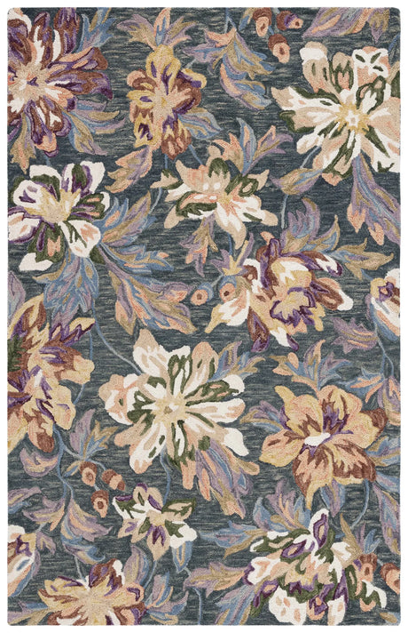 Safavieh Blossom 4'-0" x 6'-0" Rug in Grey / Violet