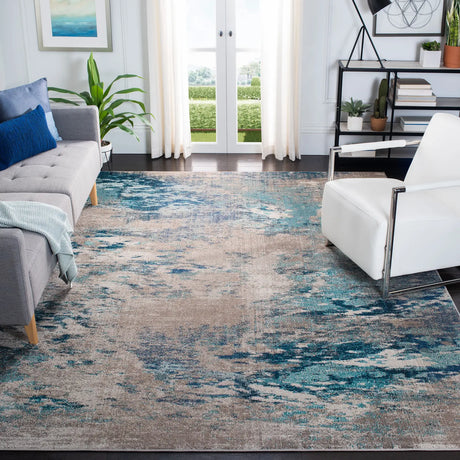 Safavieh Madison 10'-0" x 14'-0" Rug in Blue / Beige