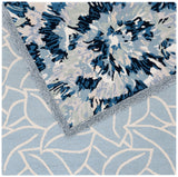 Safavieh Fifth Avenue 5'-0" x 5'-0" Rug in Light Blue / Navy