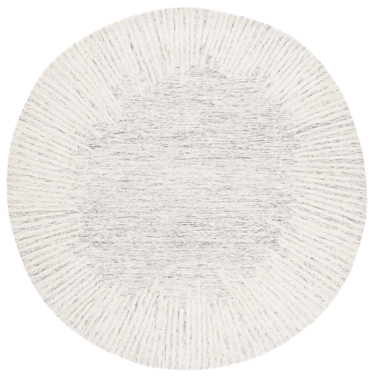 Safavieh Abstract 6'-0" x 6'-0" Rug in Grey / Ivory