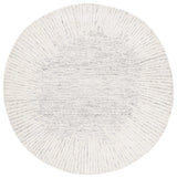 Safavieh Abstract 6'-0" x 6'-0" Rug in Grey / Ivory