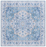 Safavieh Tucson 6'-0" x 6'-0" Rug in Light Blue / Blue