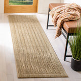 Safavieh Palm Beach 2'-0" x 8'-0" Rug in Desert Sand