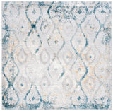Safavieh Meadow 500 6'-7" x 6'-7" Rug in Grey / Blue Gold