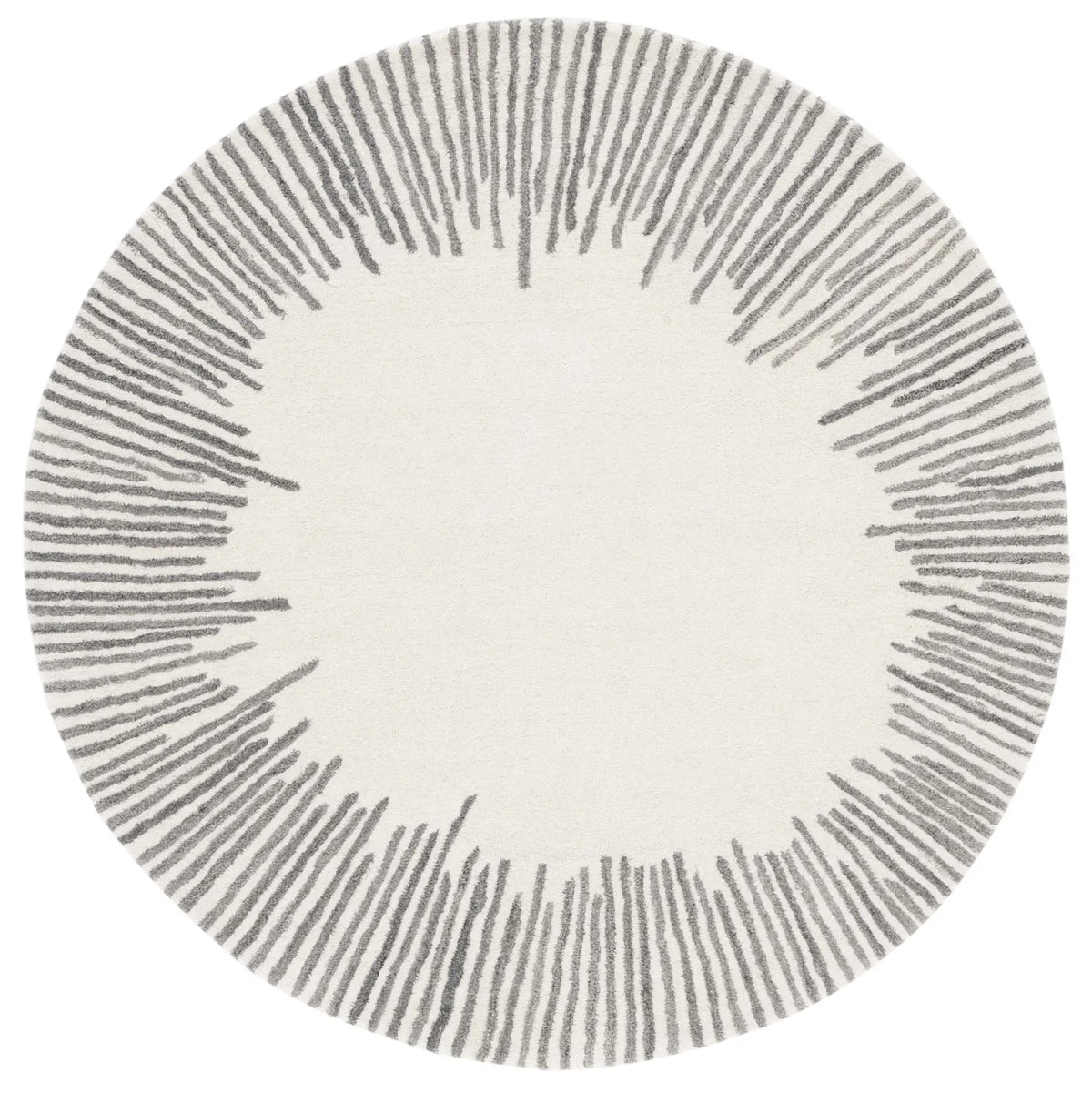 Safavieh Fifth Avenue 5'-0" x 5'-0" Rug in Ivory / Grey