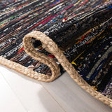 Safavieh Montauk 5'-0" x 8'-0" Rug in Black / Natural