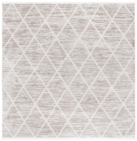 Safavieh Mila 6'-7" x 6'-7" Rug in Beige / Ivory
