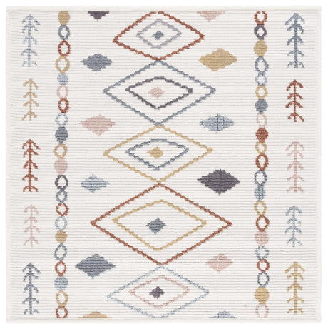 Safavieh Marrakesh 6'-7" x 6'-7" Rug in Ivory / Multi