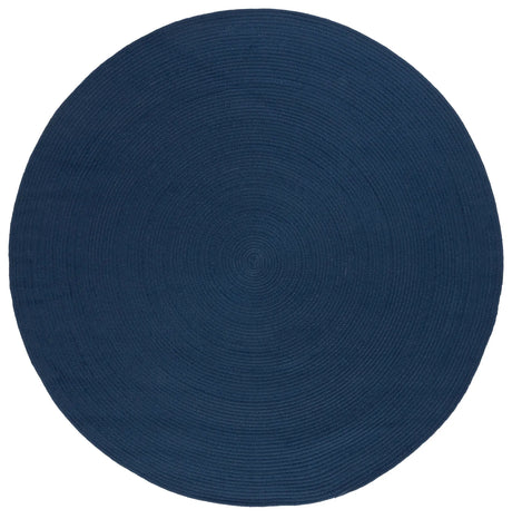 Safavieh Braided 5'-0" x 5'-0" Rug in Navy