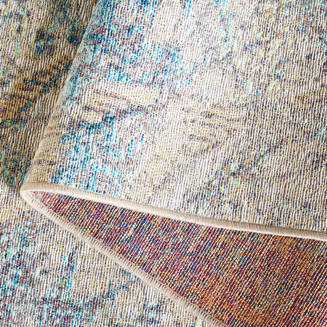 Safavieh Barbados 500 4'-0" x 6'-0" Rug in Ivory Blue / Green