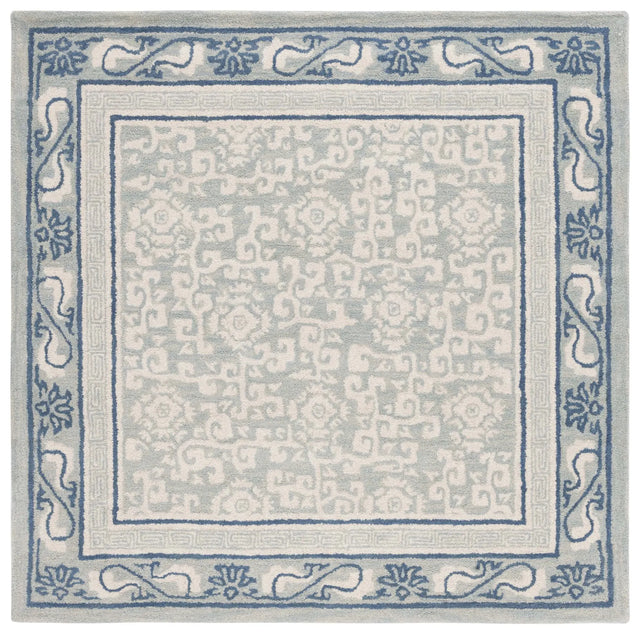 Safavieh Antiquity 6'-0" x 6'-0" Rug in Light Blue / Ivory