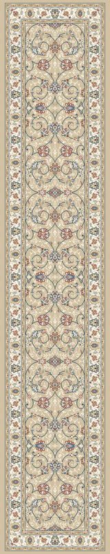 Dynamic Rugs Ancient Garden 57120 Lt Gold / Ivory Rugs - Runner