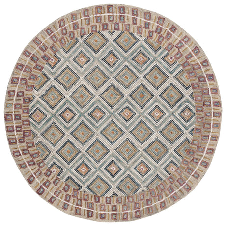 Safavieh Aspen 6'-0" x 6'-0" Rug in Green / Red